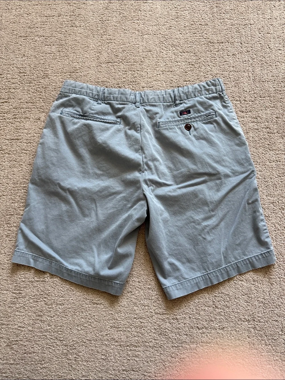 Faherty Men's Slate Blue Chino Shorts - 34